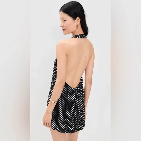SOLD—NWT Reformation Avielle Dress in Polka Dot - Picture 2 of 8